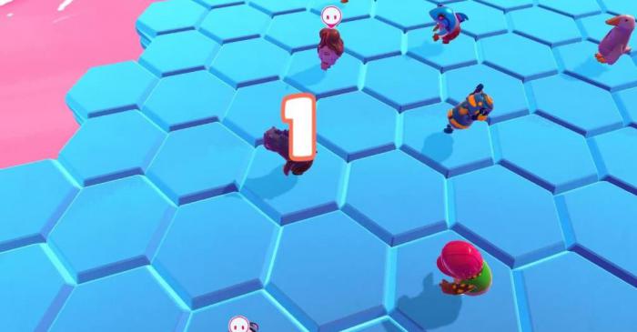 糖豆人蜂窝怎么一格一格跳1