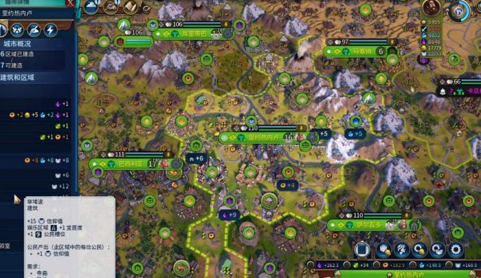 文明6市政中心有什么用2