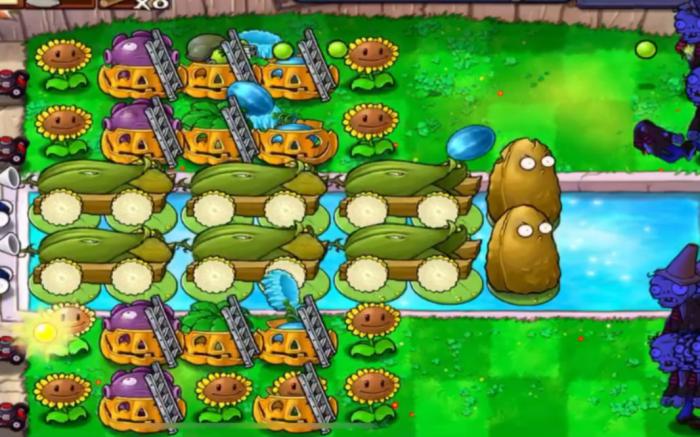 植物大战僵尸如何搭梯子2