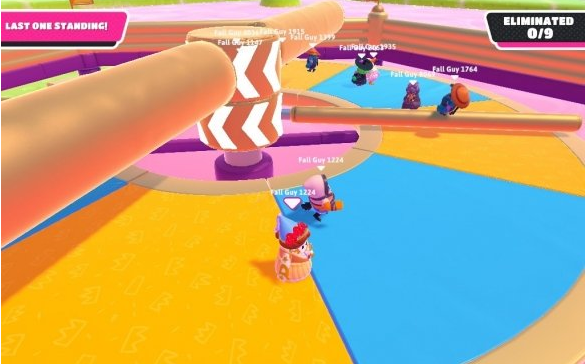 糖豆人怎么跳起来转圈3