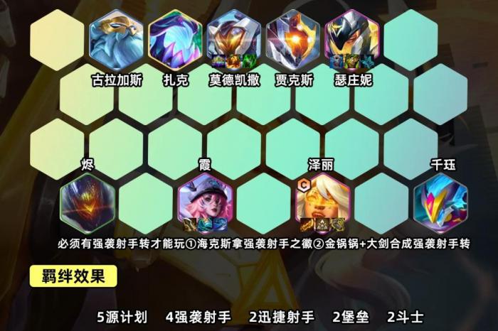 金铲铲之战强袭泽丽怎么玩1