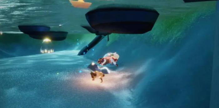 光遇怎么潜到水里去_光遇在水里走