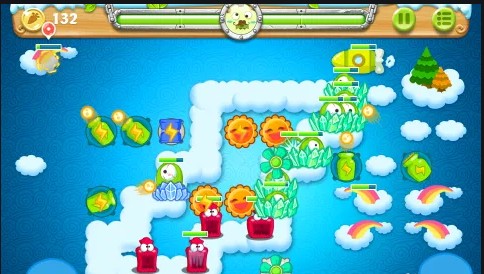 保卫萝卜259关怎么拿到金萝卜3