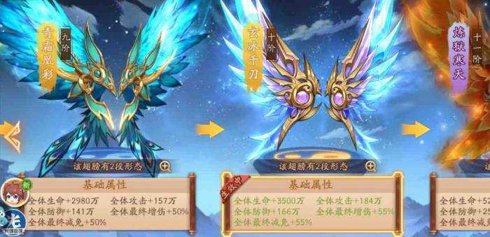 少年三国志2怎么升3阶翅膀1