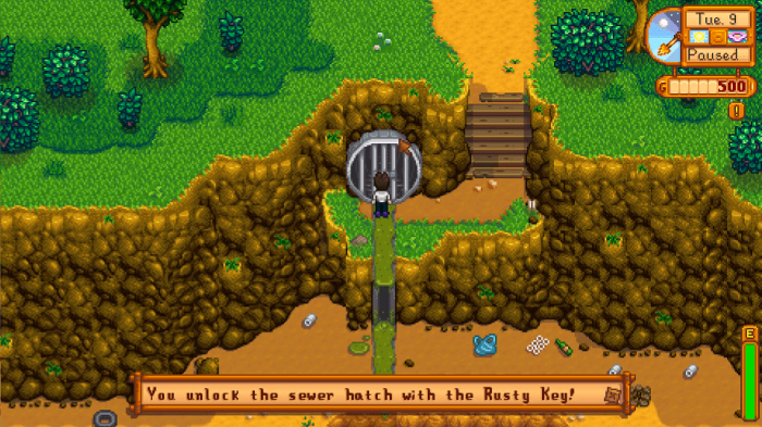 星露谷物语解锁下水道有什么用1