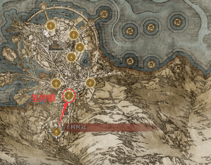 艾尔登法环圣树镇该怎么去3