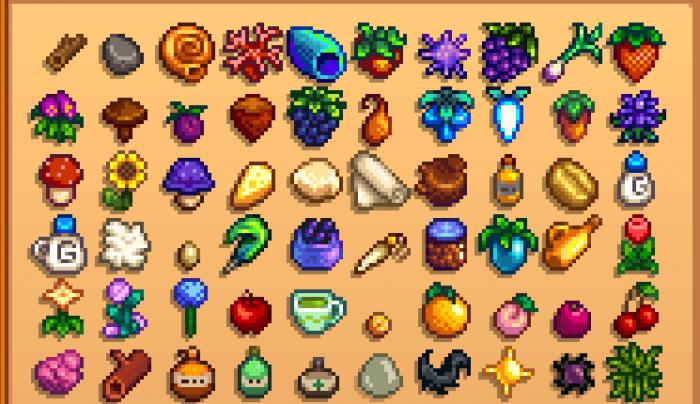 星露谷物语如何点亮所有的收集品图标1