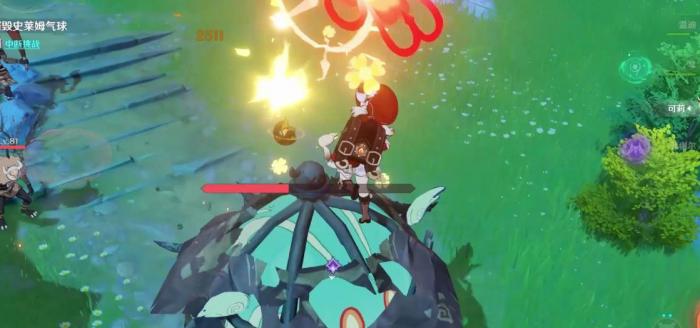 原神史莱姆气球怎么打1