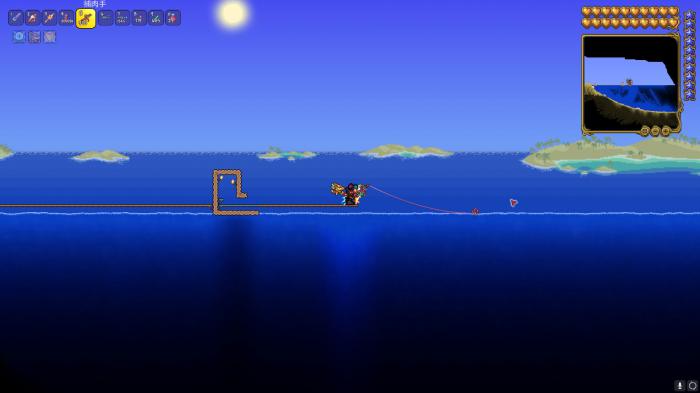 泰拉瑞亚各种钓竿怎么制作_泰拉瑞亚全部钓鱼竿