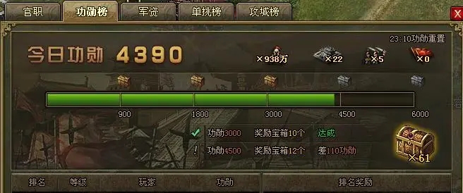 攻城掠地六级宝箱出什么用1