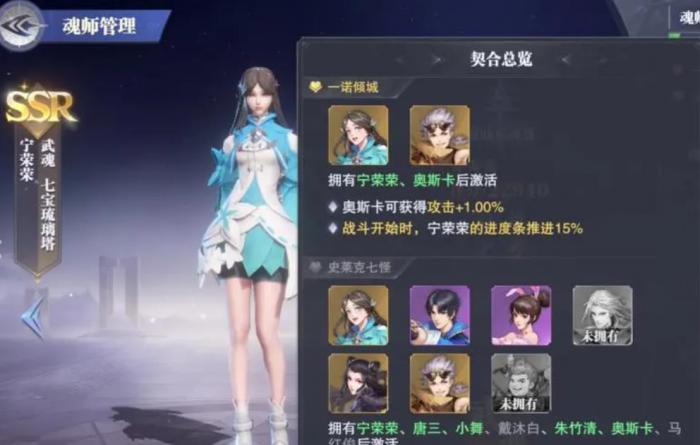 斗罗大陆宁荣荣怎么拼1