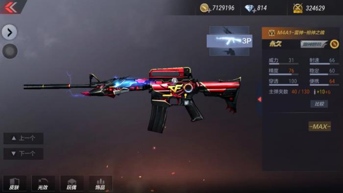 穿越火线手游m4a1雷神怎么得永久2