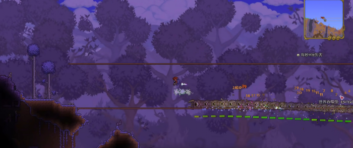 泰拉瑞亚世界吞噬者怎么召唤1