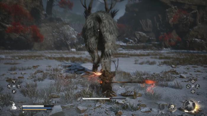 黑神话悟空花果山步云鹿怎么打1