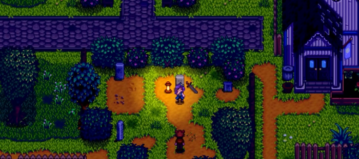 星露谷物语墓园在哪里2