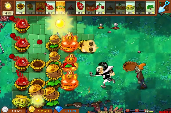 植物大战僵尸杂交版向日葵女王2怎么过_植物大战僵尸杂交版向日葵女王第一关挑战