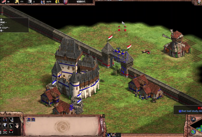 帝国时代2被压城堡怎么打2