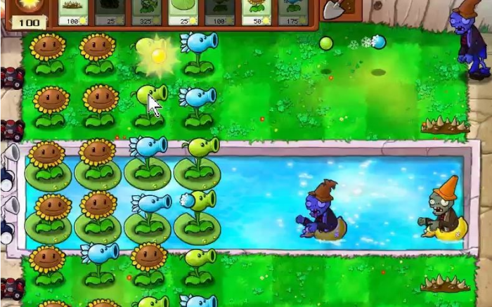 植物大战僵尸池塘关怎么过_植物大战僵尸池塘模式第9关怎么打