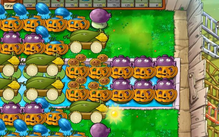 植物大战僵尸泳池无尽怎么搭梯子1