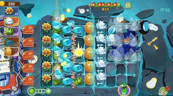 植物大战僵尸2第八关怎么过1