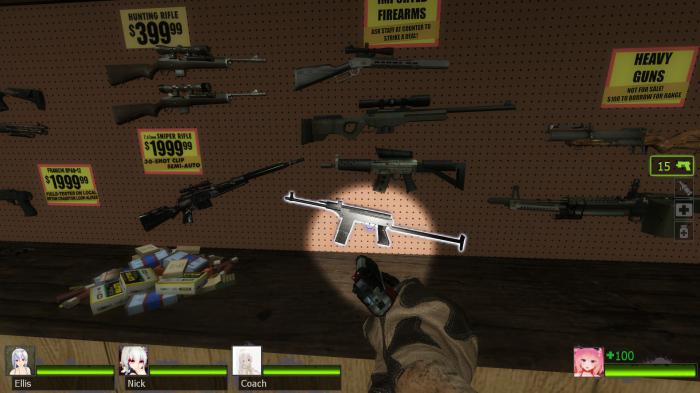 求生之路2怎么看自己的枪3