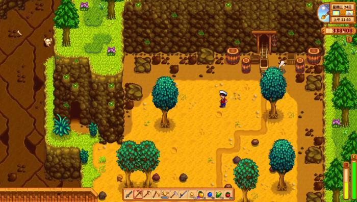 星露谷物语湖边的山洞在哪里_星露谷物语汉化版