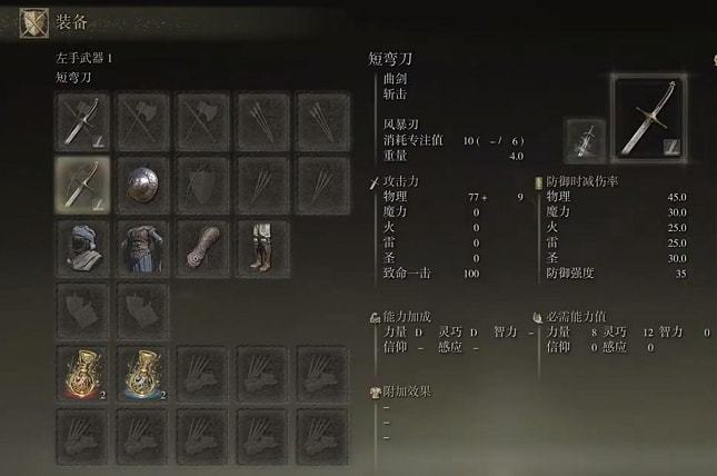 艾尔登法环各属性阈值是什么3