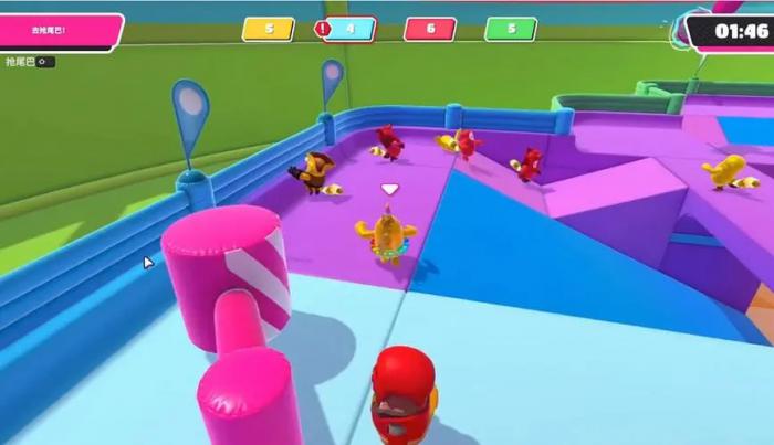 糖豆人怎么抓空中秋千2