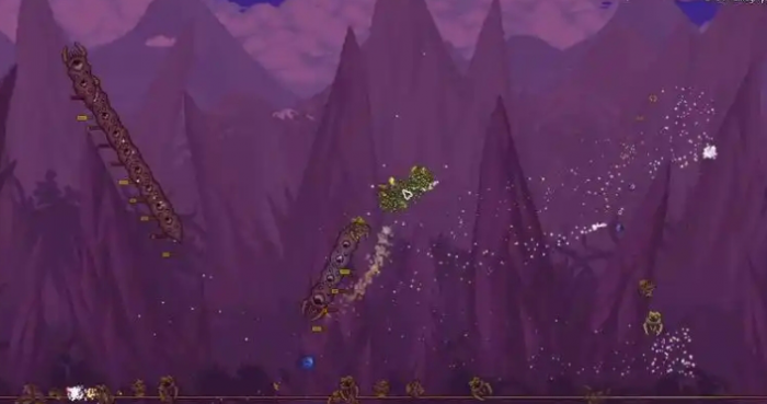 泰拉瑞亚射手怎么打世界吞噬者1