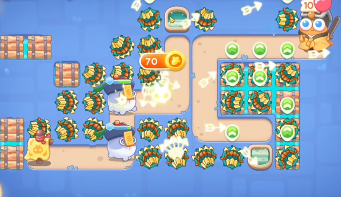 保卫萝卜4万圣奇妙夜第一关怎么过2