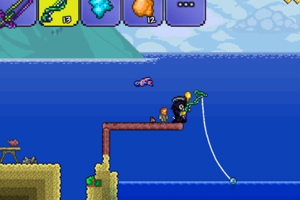 泰拉瑞亚机械师钓竿有什么用1