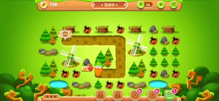 保卫萝卜2第十七关怎么过2