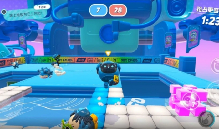 蛋仔派对竞速挑战第一关怎么过1
