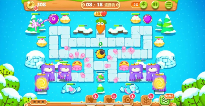 保卫萝卜2第六十一关怎么过_保卫萝卜2第61关怎么完成任务