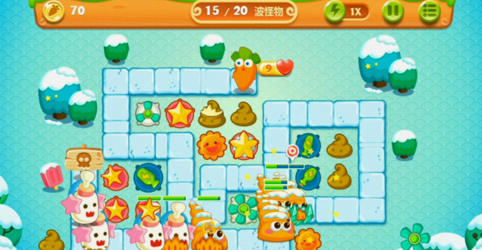 保卫萝卜2庄园第9关怎么过1