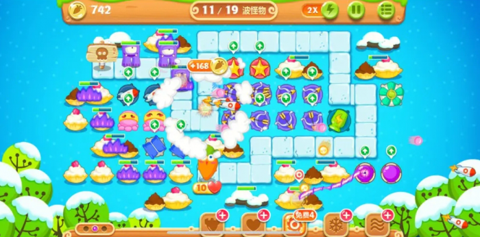 保卫萝卜2第91关怎么过_保卫萝卜2第91关怎么过图解法