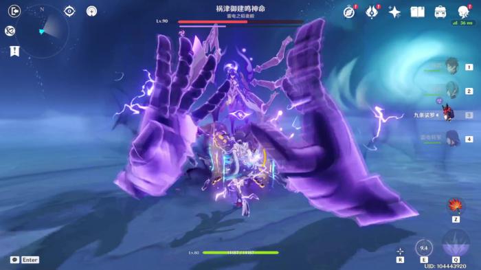 原神雷神天赋打哪个周本1