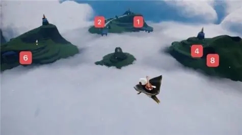 光遇云野的群星位置在哪里1