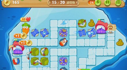 保卫萝卜2攻略第8关怎么过1