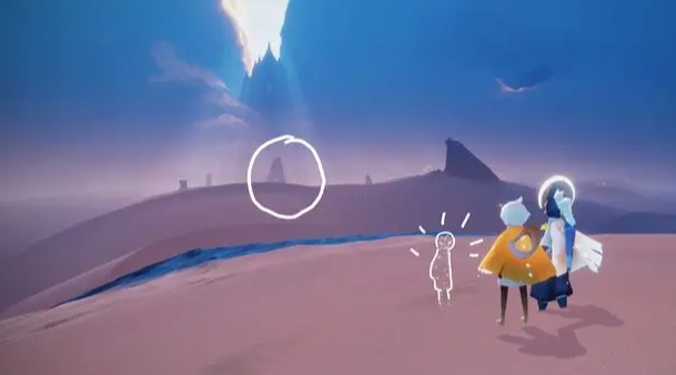 光遇雪隐峰的小金人在哪里_光遇里雪隐峰