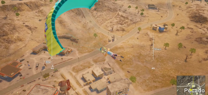 绝地求生开伞怎么荡快2