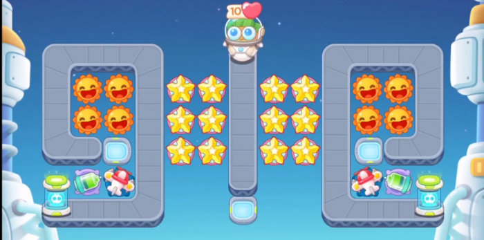 保卫萝卜4太空穿越第60关怎么过1