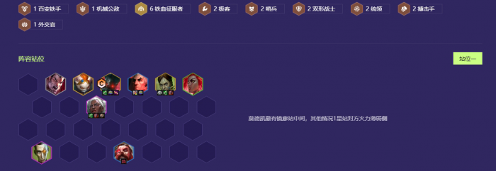 金铲铲之战六征服铁男阵容怎么搭配1