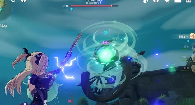 原神疾风之核怎么打1