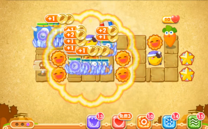 保卫萝卜2第66关怎么过2