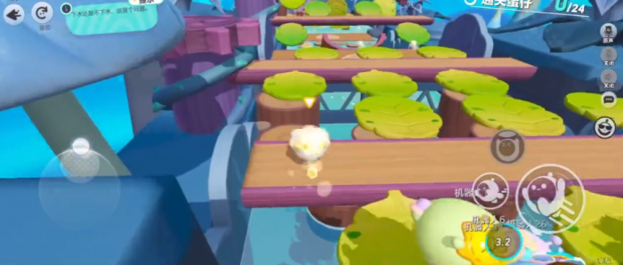 蛋仔派对溪上林间怎么玩1