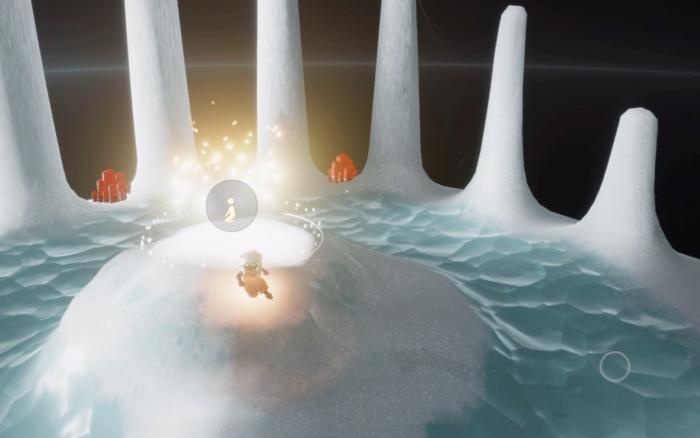 光遇怎么用雨棚定位试炼1