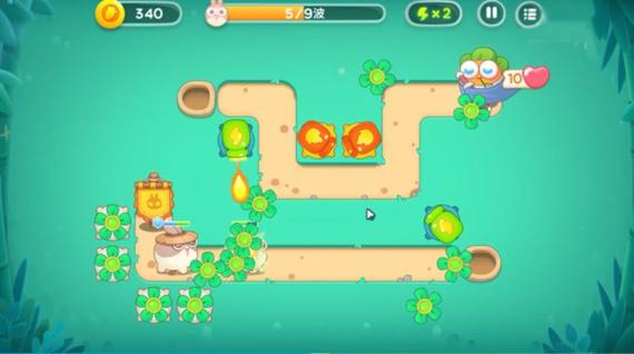 保卫萝卜2第十三关怎么过1