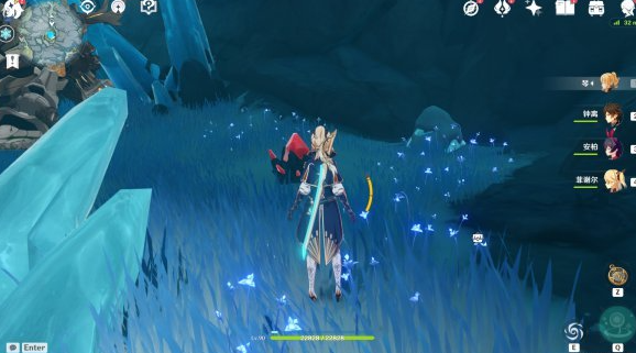 原神怎么上雪山山顶1