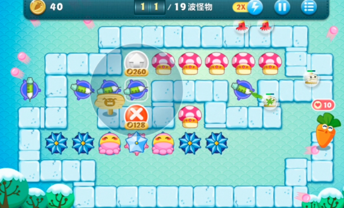 保卫萝卜冬季19怎么通关2